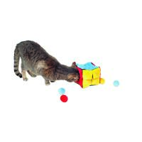 PET-MANIA - Pl�schw�rfel mit 4 Catnip-B�llen, 14 cm