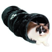 PET-MANIA - "Crunch" Pl�schtunnel, � 22�60 cm, anthrazit